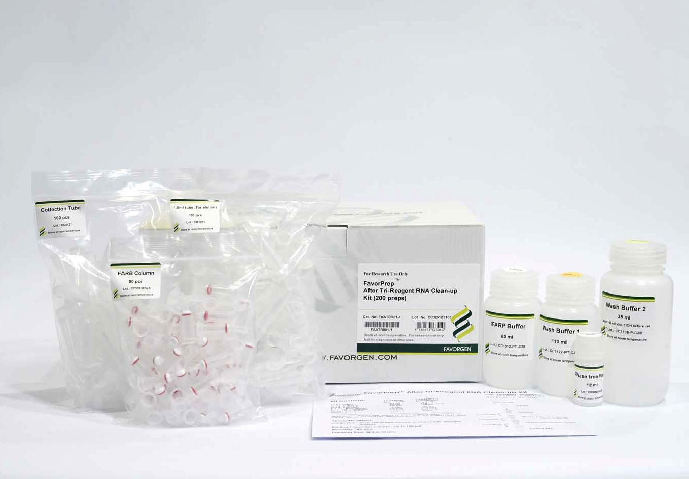 FavorPrep™ After Tri-RNA Purification Mini Kit (50 Prep)