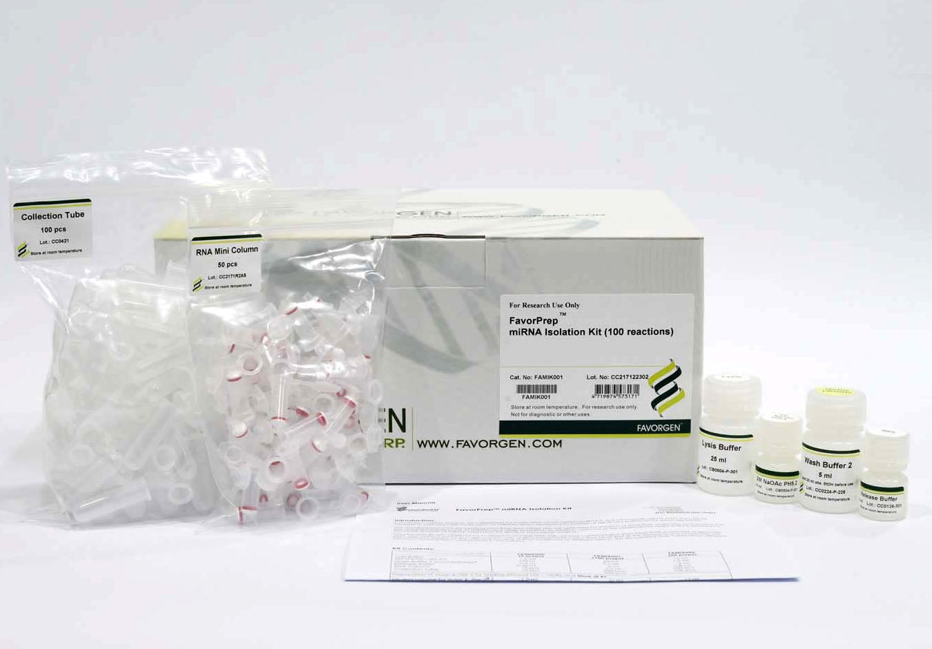 FavorPrep™ miRNA Isolation Kit (50 Prep)