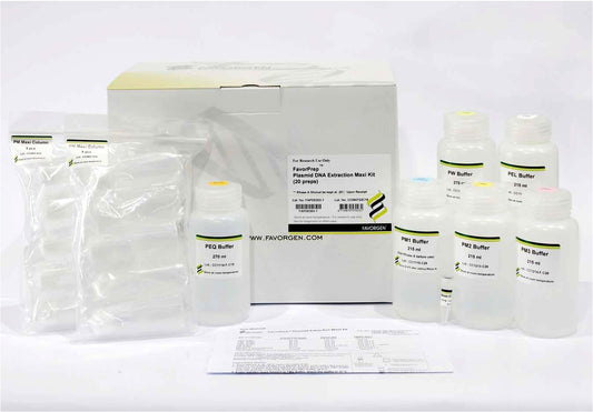 FavorPrep™  Plasmid DNA Extraction Maxi Kit (20 Prep) Ion Exchange