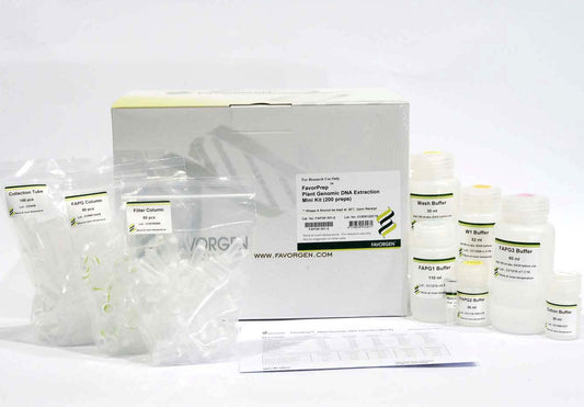 FavorPrep™ Plant Genomic DNA Extraction Mini Kit (50 Prep)