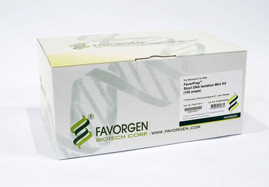 FavorPrep™ Stool DNA Isolation Mini Kit (50 Prep), with Proteinase K Powder