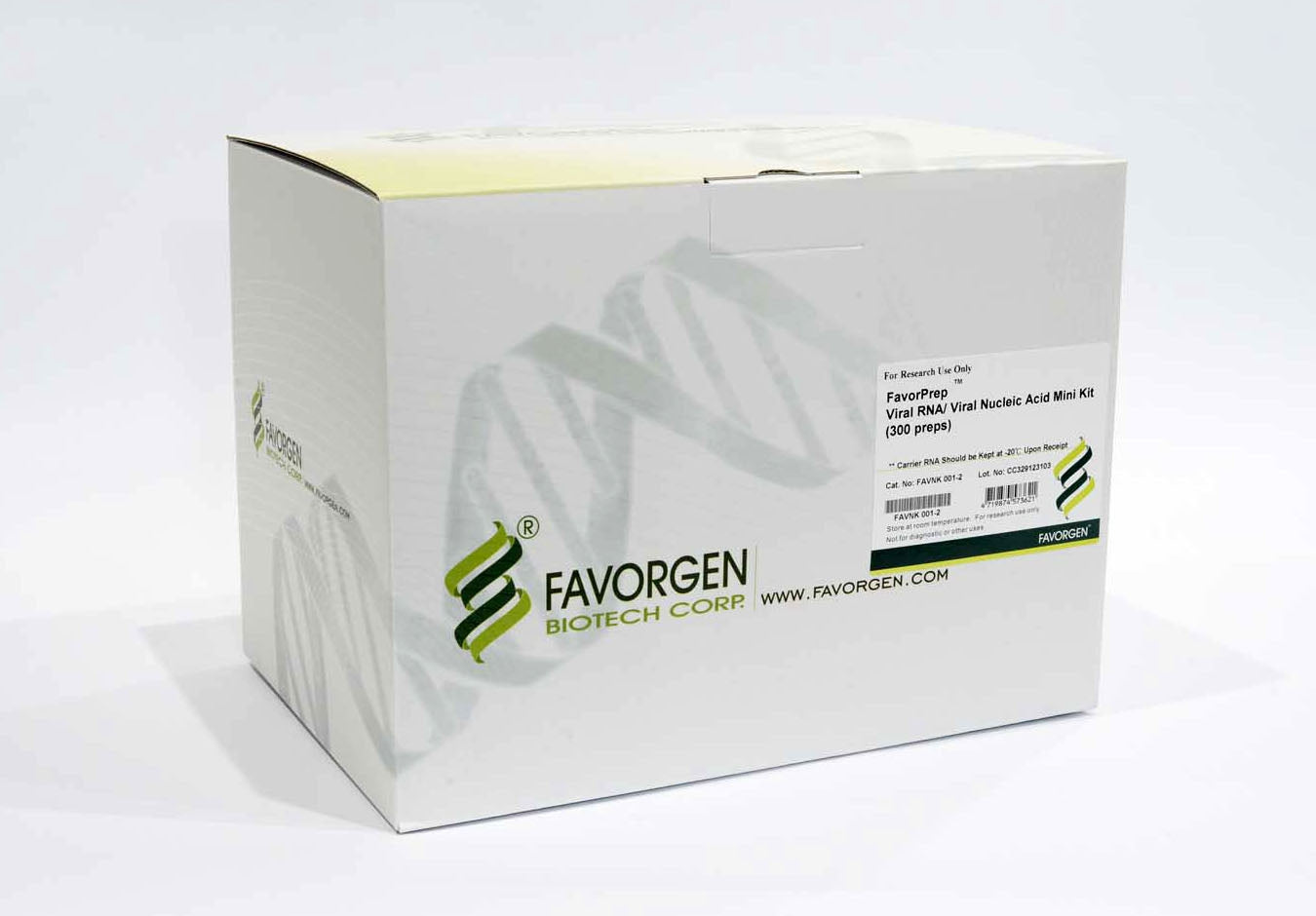 FavorPrep™ Viral DNA/RNA Kit (With Carrier RNA, for low viral load specimen using carrier RNA) (50 Prep)